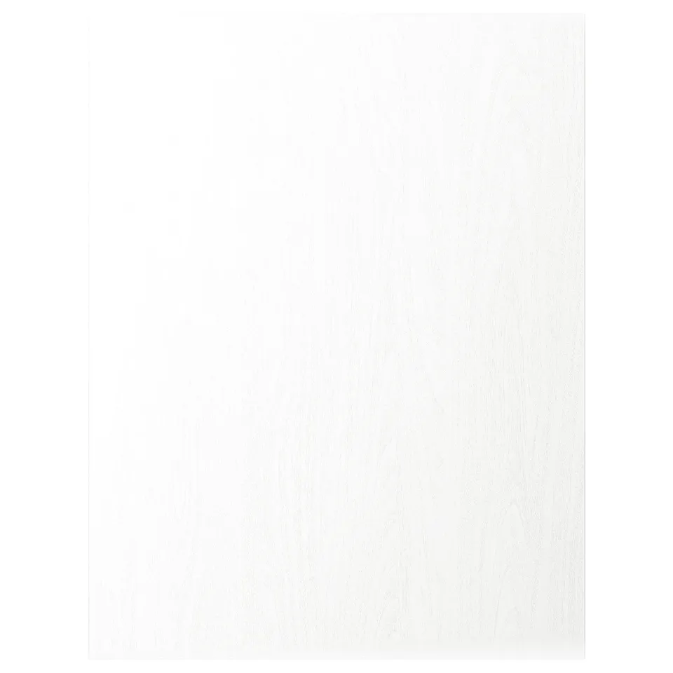 ENKÖPING cabinets, white, wood-like foil, square, clean look