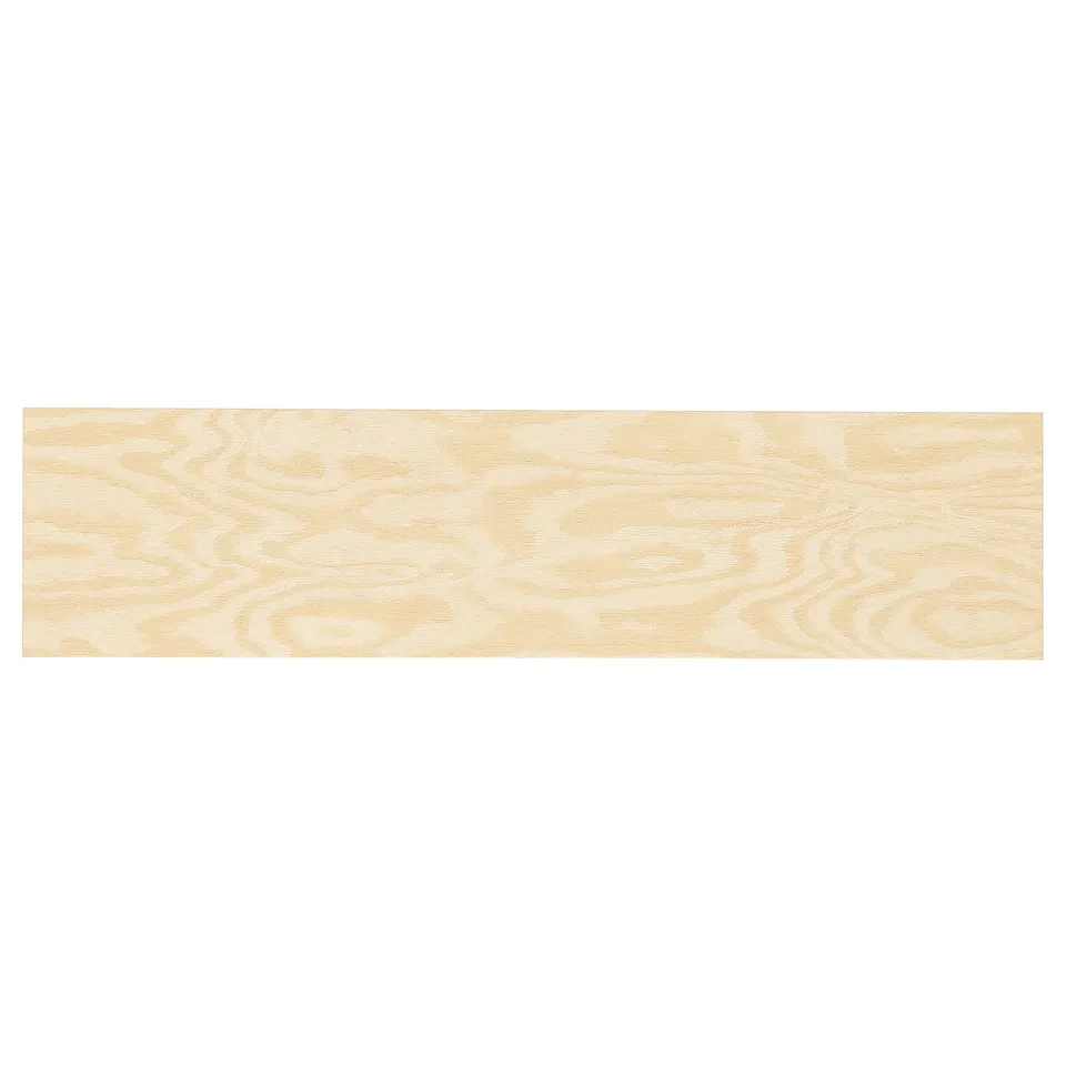KALBÅDEN pine wood effect drawer front; light wood grain, rectangular.