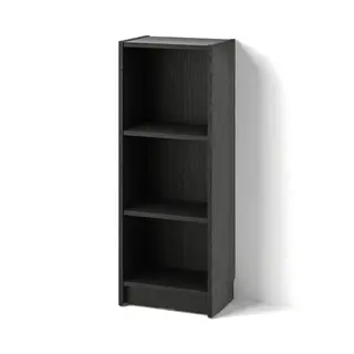 BILLY bookcase, black oak effect, 40x28x106 cm