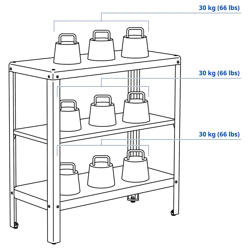 KOLBJÖRN Shelving unit in/outdoor, beige, 80x81 cm