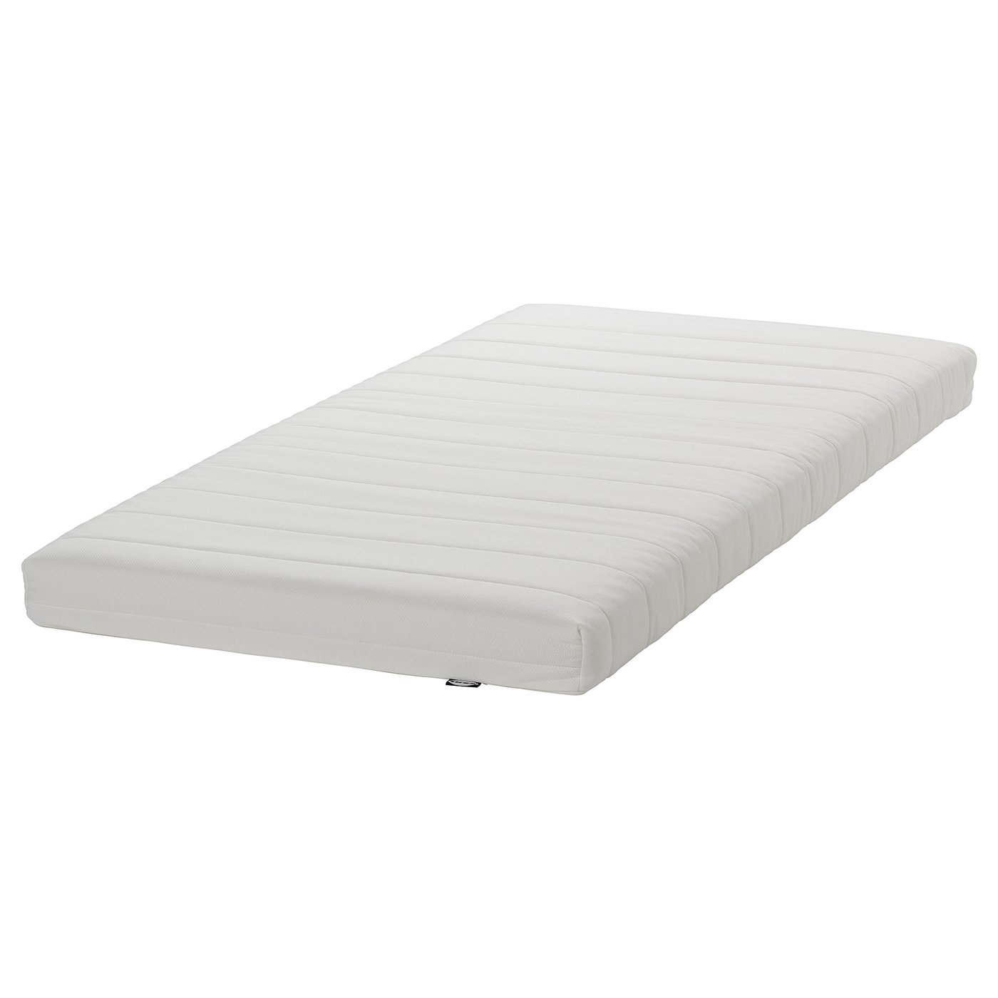 FLEKKE white foam mattress, rectangular, quilted pattern for day-bed or sofa.