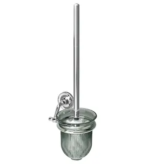 BROFJÄRDEN toilet brush, chrome effect, Length 12 x Height 40 cm
