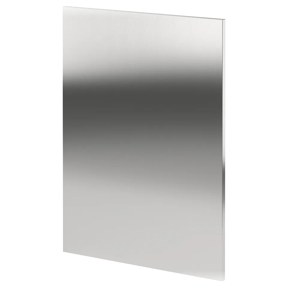 METOD dishwasher with stainless steel front in sleek, industrial design.