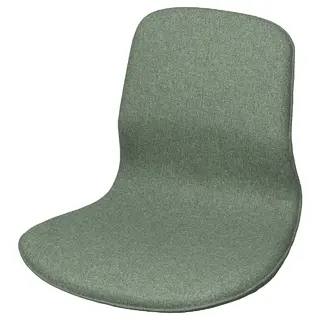 LÅNGFJÄLL seat shell, Gunnared green-grey, Depth 52 x Height 48 x Width 54 cm