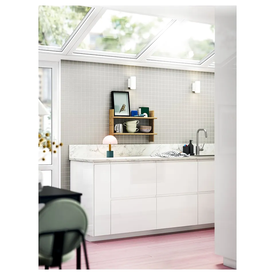 NYMÅNE Wall up/downlighter, wired-in, white