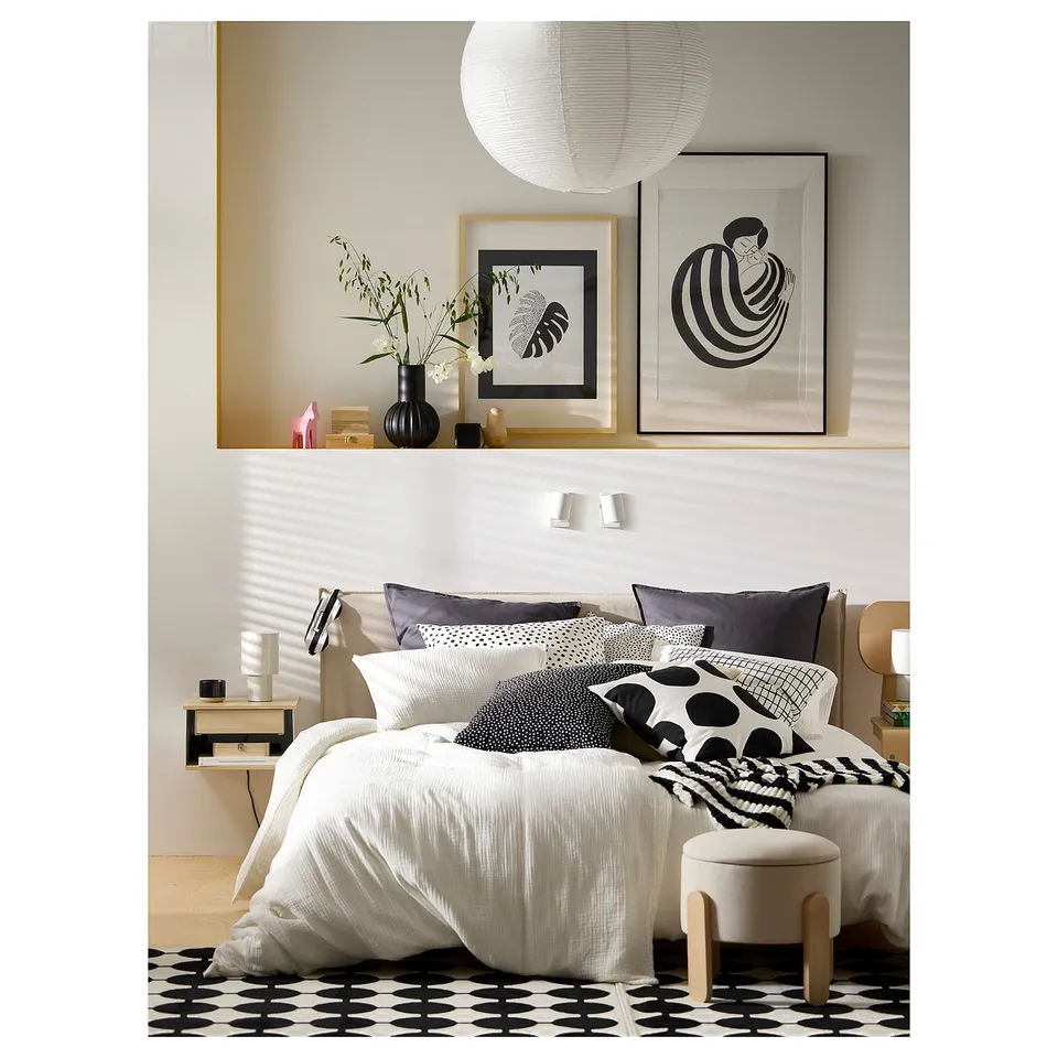 SPETSBOJ Table lamp, dimmable/white, 22 cm