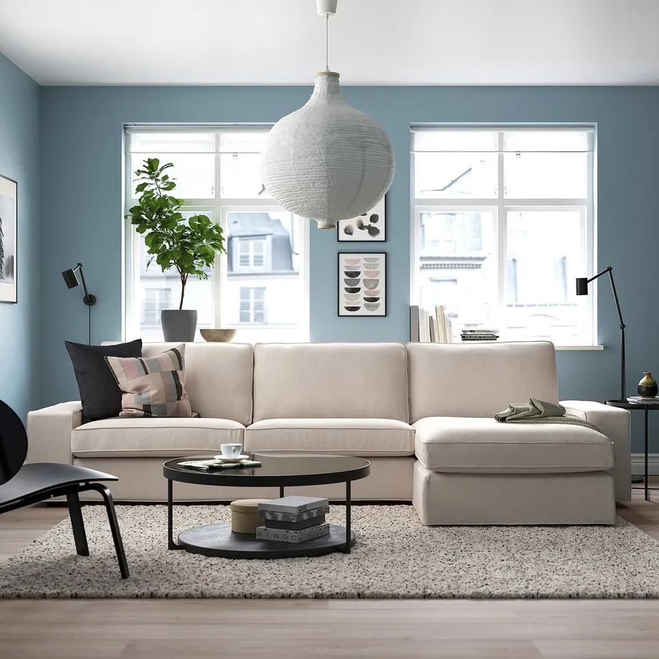 part: KIVIK 4-seat sofa with chaise longue