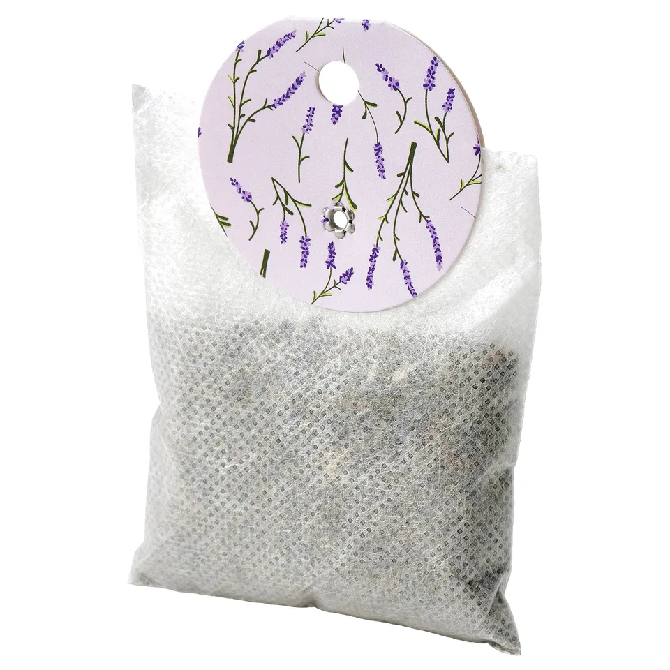 HÄRMHÖK Lavender bag, white/lilac, 7 g