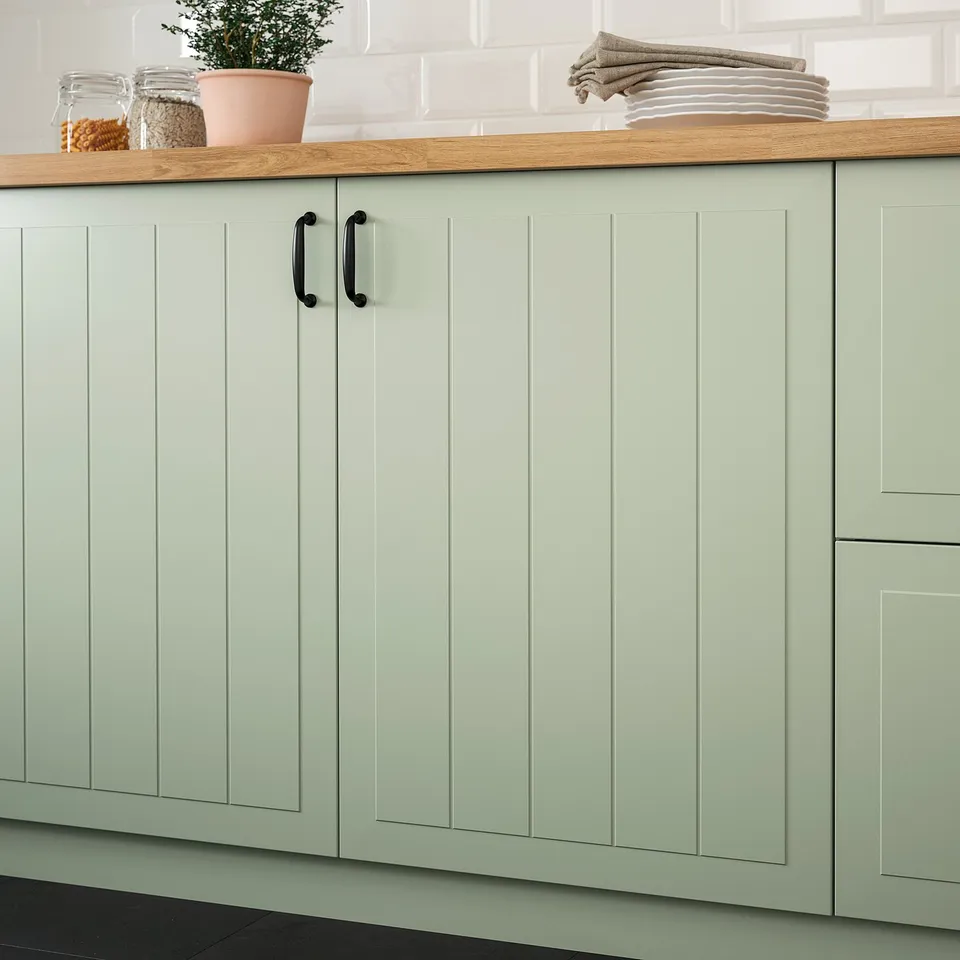 part: STENSUND 2-p door f corner base cabinet set