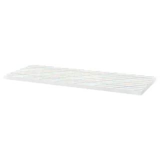 LAGKAPTEN table top, grid/multicolour, Length 140 x Width 60 cm