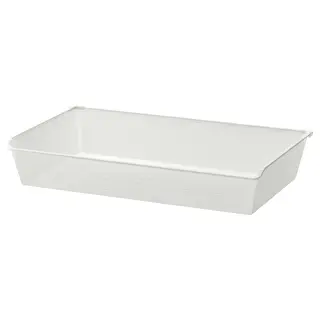 KOMPLEMENT mesh basket, white, 100x58 cm