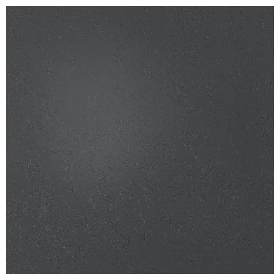MÖCKLARP Custom made worktop, matt black/high pressure porcelain, 1 m²x4.0 cm
