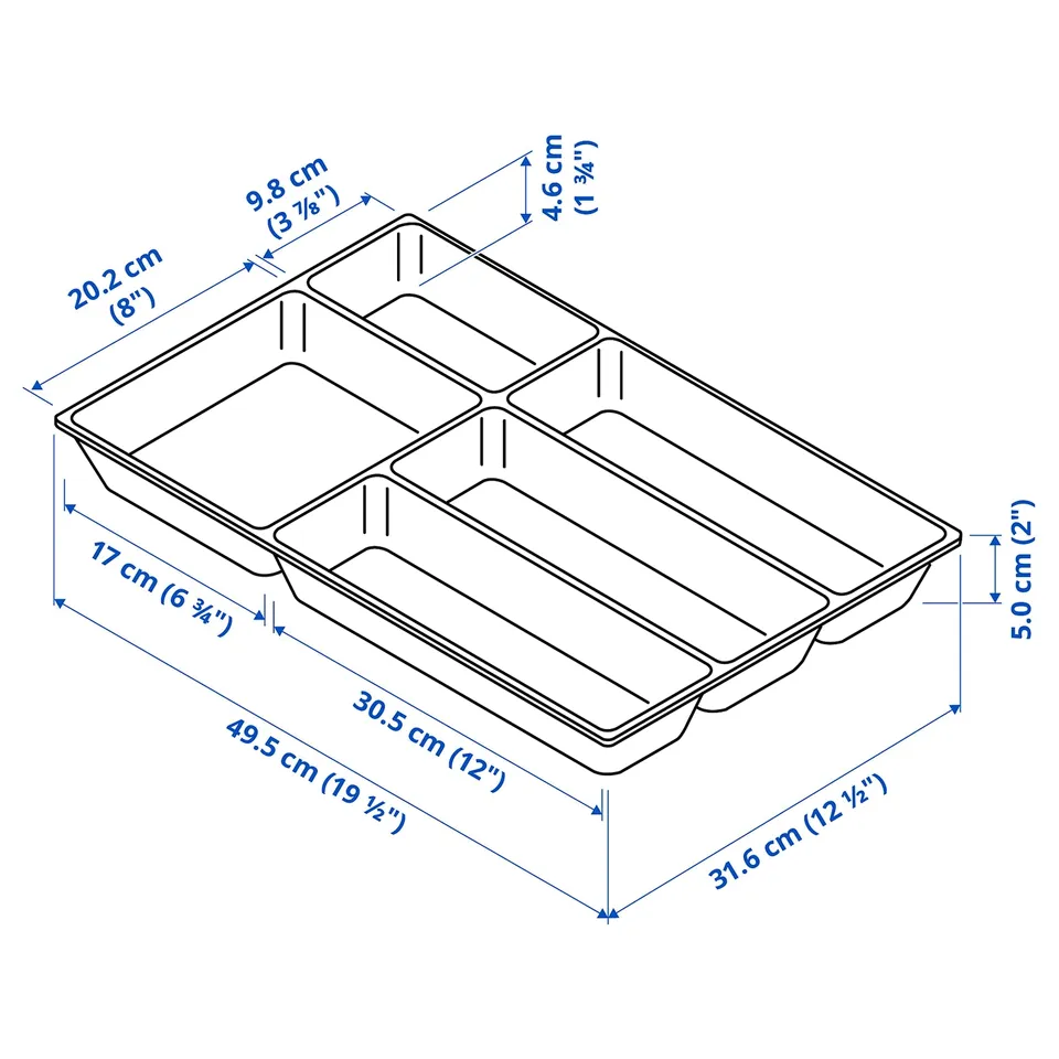 part: UPPDATERA cutlery tray