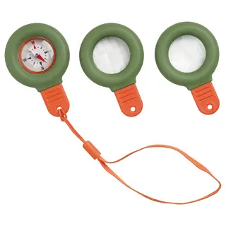 MAJBAGGE 3-piece nature exploration set, green/orange