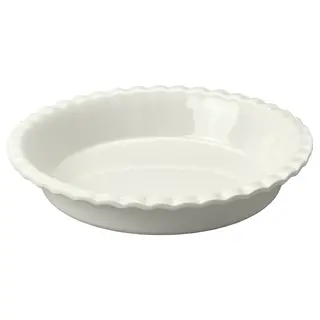 HÖSTAGILLE pie dish, off-white, 32 cm