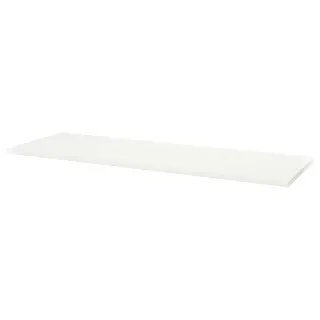 LAGKAPTEN table top, white, 200x60 cm