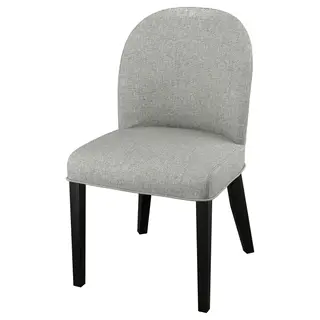 ROSENTORP chair, Tibbleby beige-grey/black, Width 49 x Depth 52 x Height 88 cm