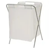 JÄLL laundry bag with stand, white, 50 l