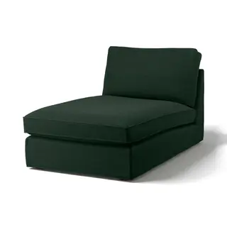 KIVIK chaise longue, Tallmyra dark green, Width 90 x Depth 163 x Height 83 cm