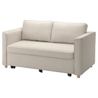 PÄRUP cover for 2-seat sofa-bed, Gunnared beige