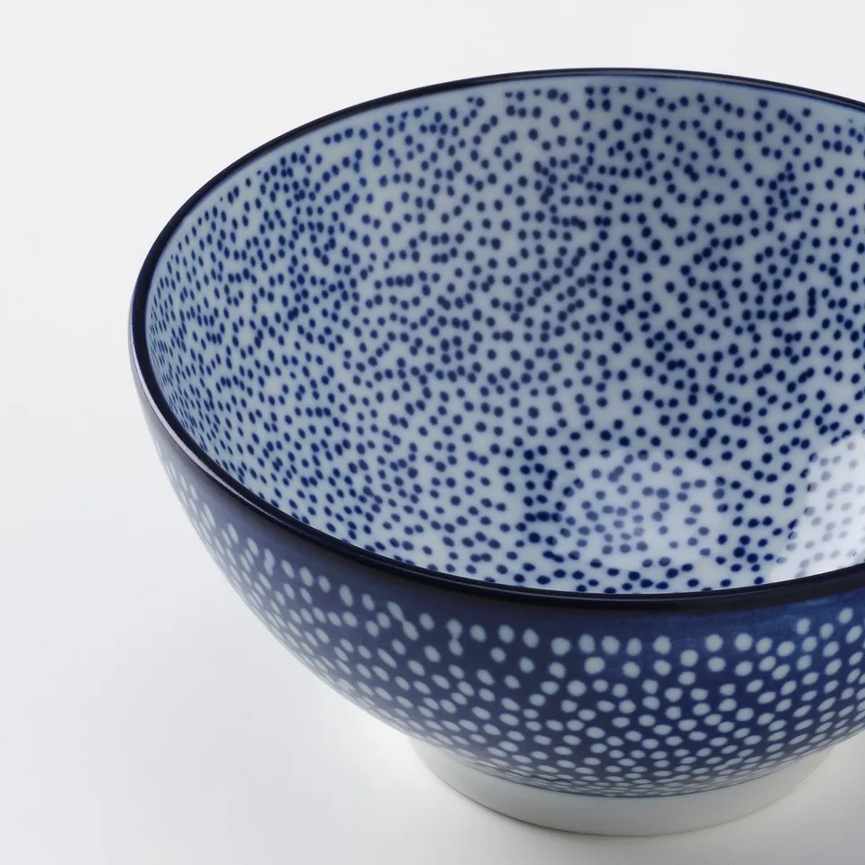 Blue dotted bowl
