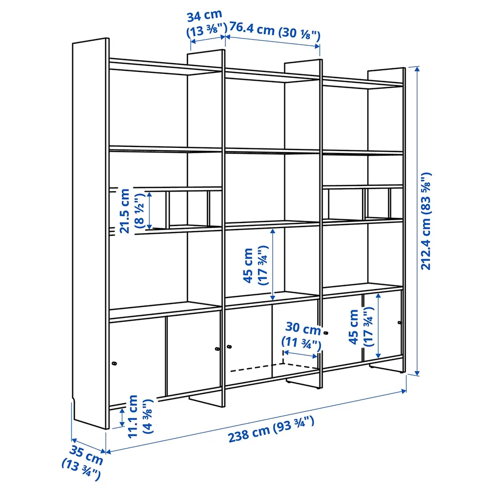 Illustration with measurements for the product: LÅDMAKARE.