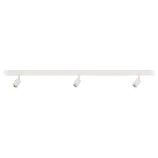 BÄVE LED ceiling track, 3-spots, white, Length 78 x Width 2.8 cm