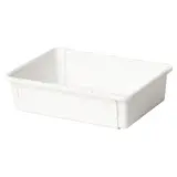 KACKLA extendable box, white, 25-38x19 cm