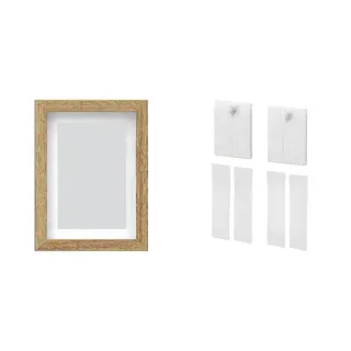 frame + adhesive hook ×2