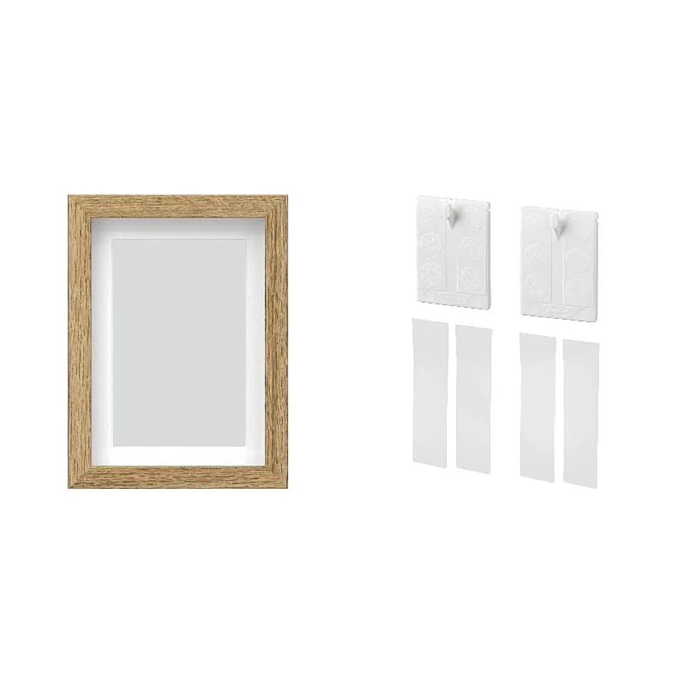 frame + adhesive hook ×2, photo 1