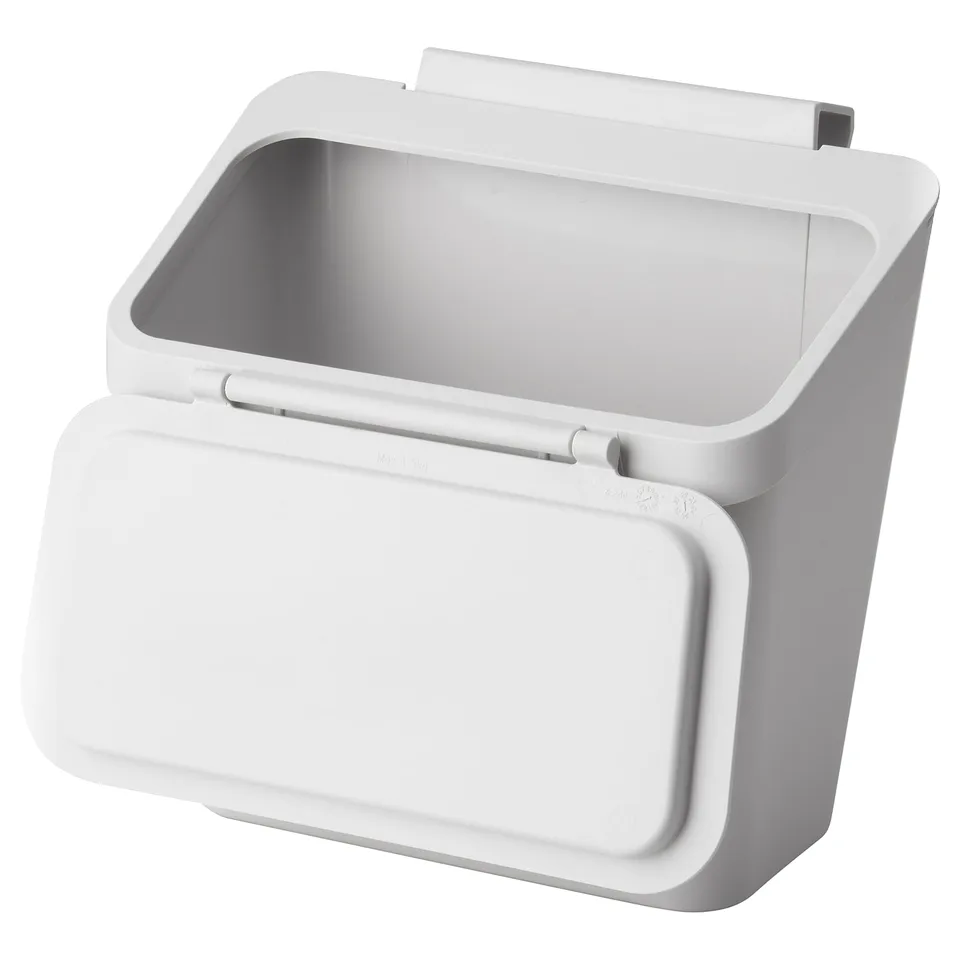 part: SKOLÄST waste bin for cabinet with door