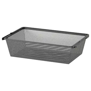 BOAXEL mesh basket, anthracite, Depth 15.0 cm