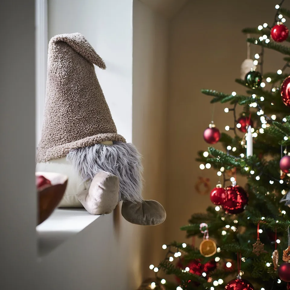 VINTERFINT Decoration, Santa Claus brown, 65 cm
