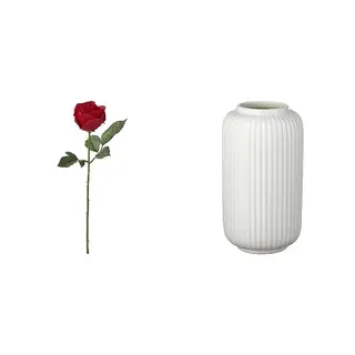 artificial flower + vase set: artificial flower + vase