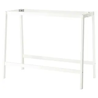 MITTZON underframe for conference table, white, 140x68x103 cm