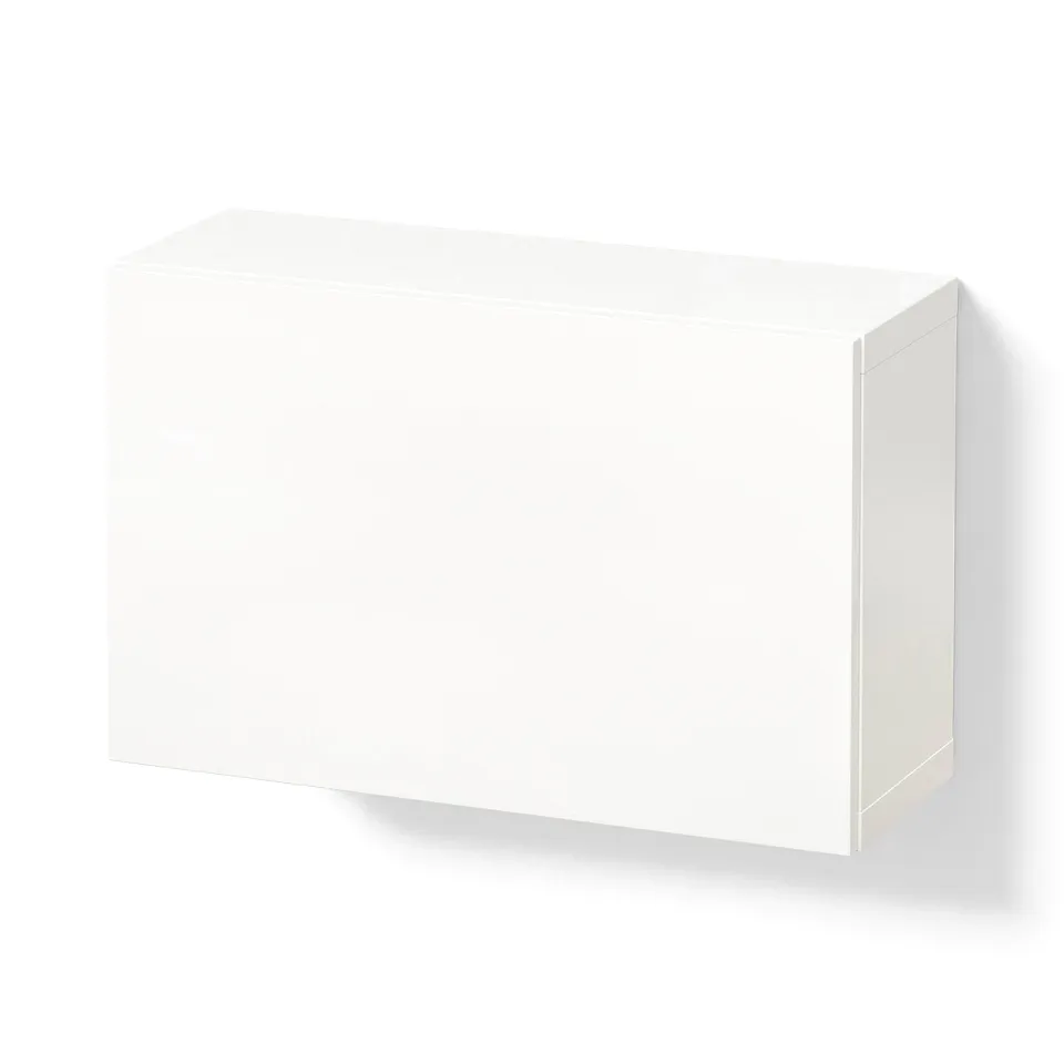 BESTÅ Wall-mounted cabinet combination, white/Lappviken white, 60x22x38 cm