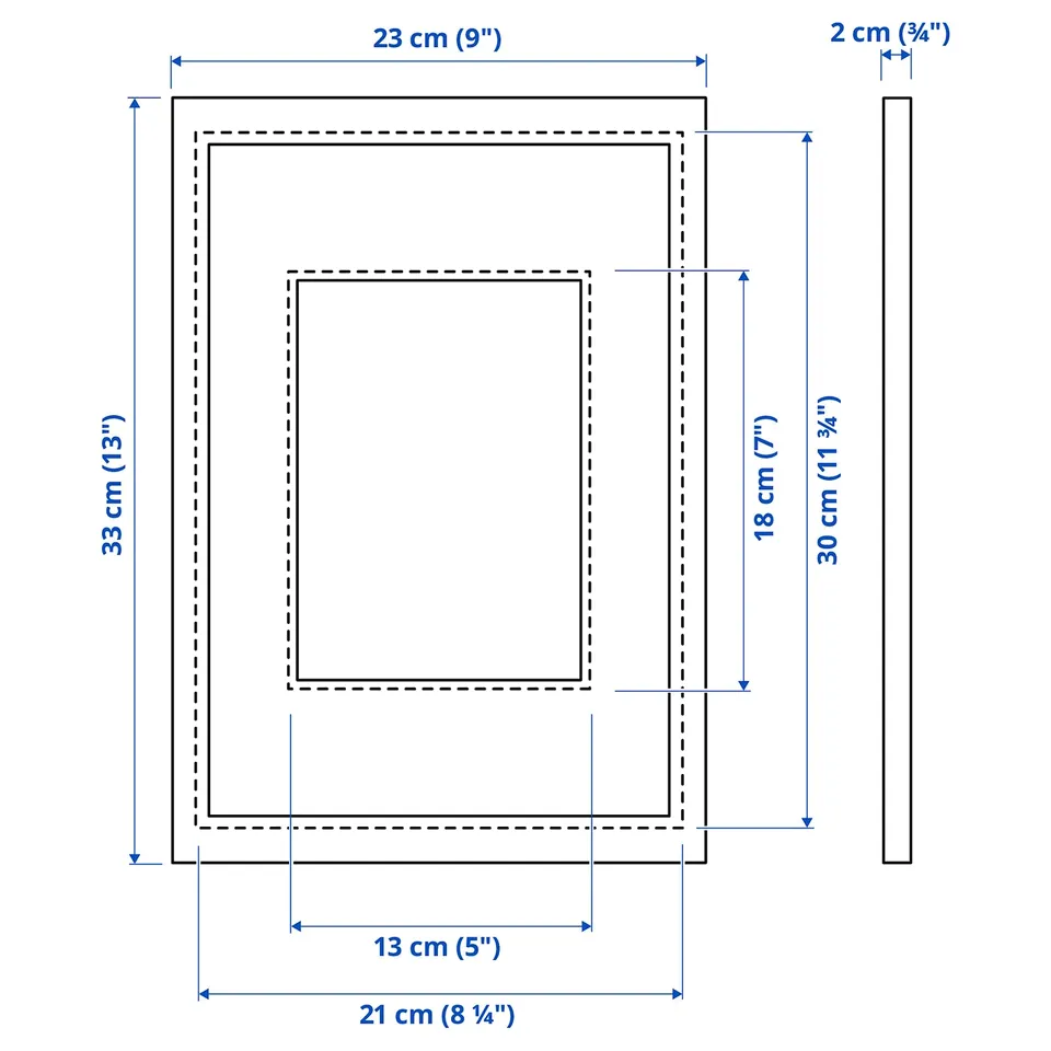 Illustration with measurements for the product: SILVERHÖJDEN.