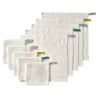 KRAMA washcloth, white, 30x30 cm