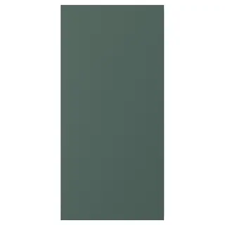 ASPUDDEN cover panel, dark grey-green, Width 39.0 x Height 81.3 cm