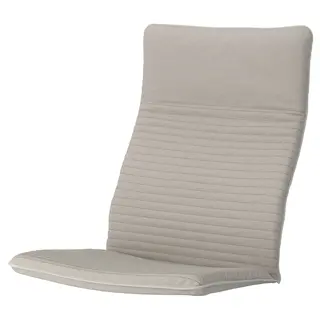 POÄNG armchair cushion, Knisa light beige, Length 133 x Width 57 cm