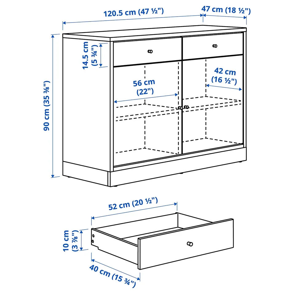 part: TONSTAD sideboard