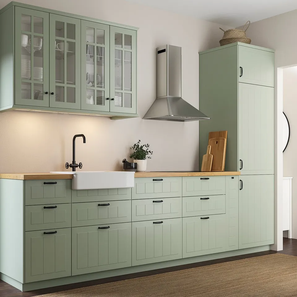 part: STENSUND 2-p door f corner base cabinet set