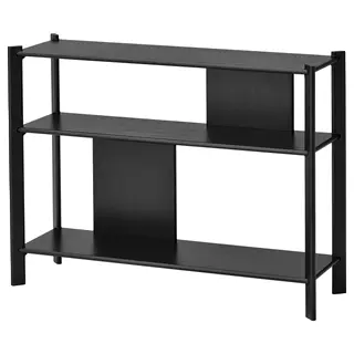 JÄTTESTA side table, black, Length 95 x Width 30 x Height 71 cm