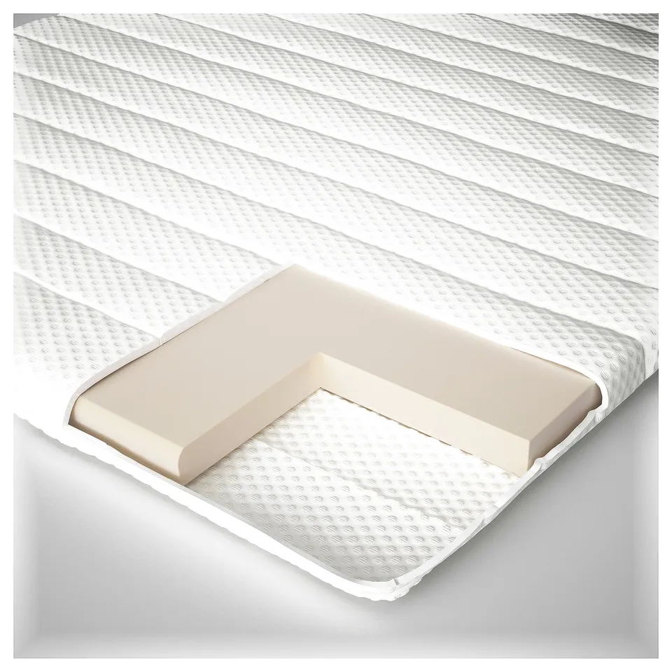 NISSEHOLM Mattress pad, white, 180x200 cm