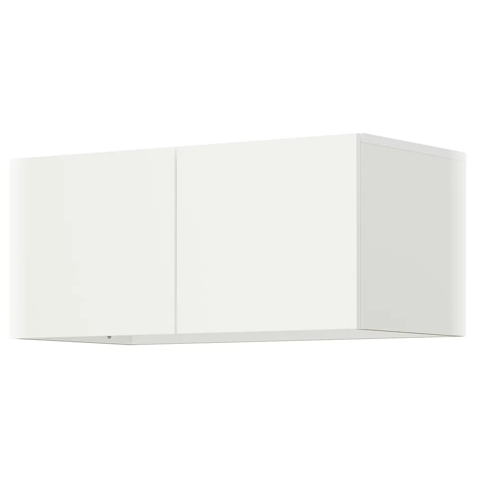 LASTARE Height extension unit with doors, white, 80x42x36 cm