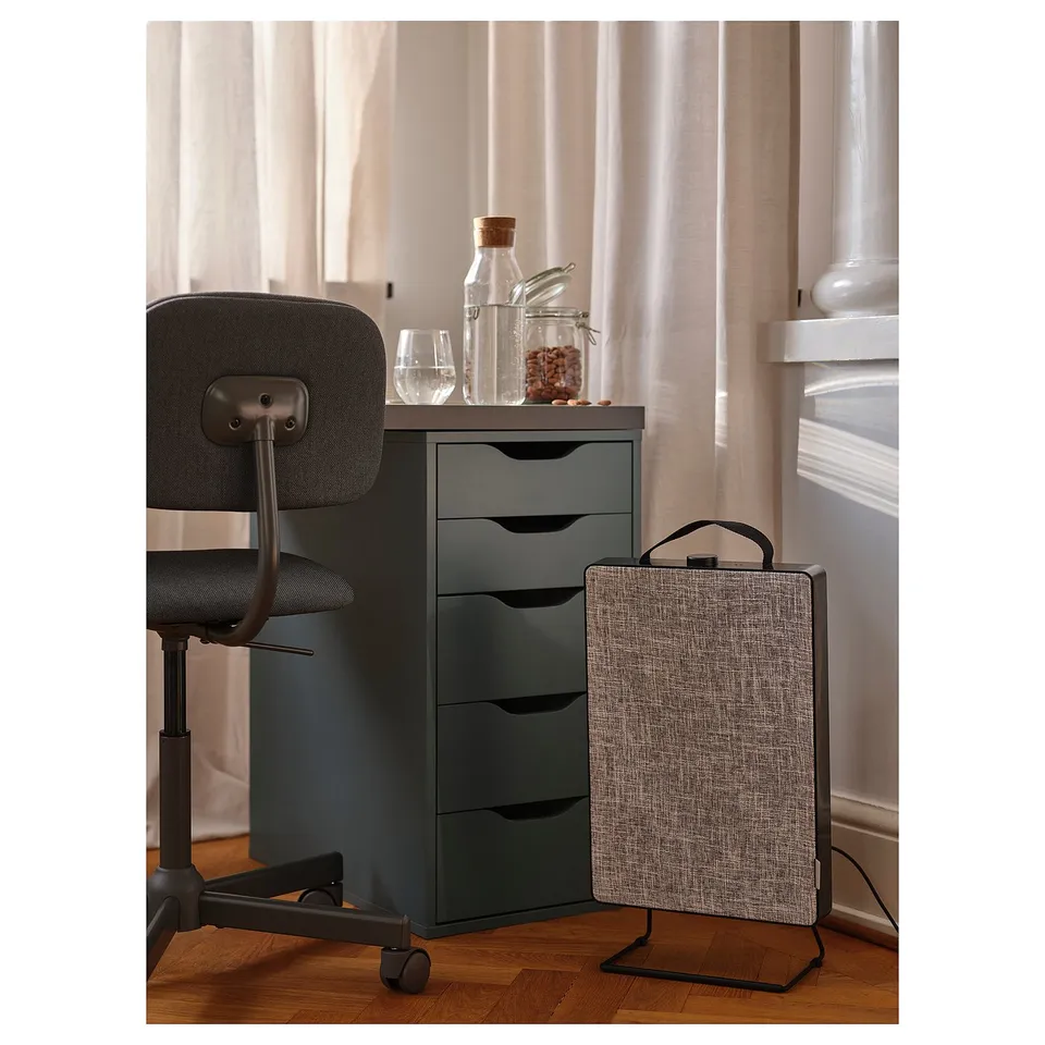 FÖRNUFTIG / VINDRIKTNING Air purifier/air quality sensor, white/black