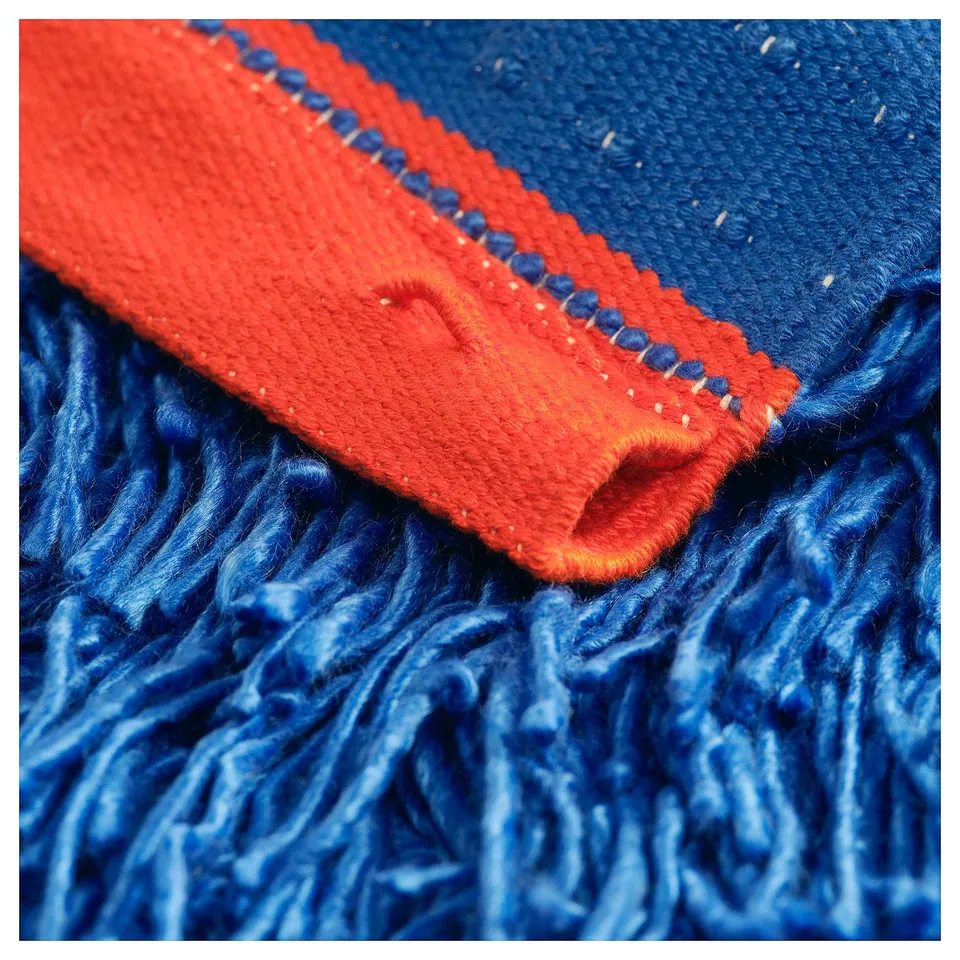 KONSTRUNDA Hanging tapestry, blue, 50x160 cm