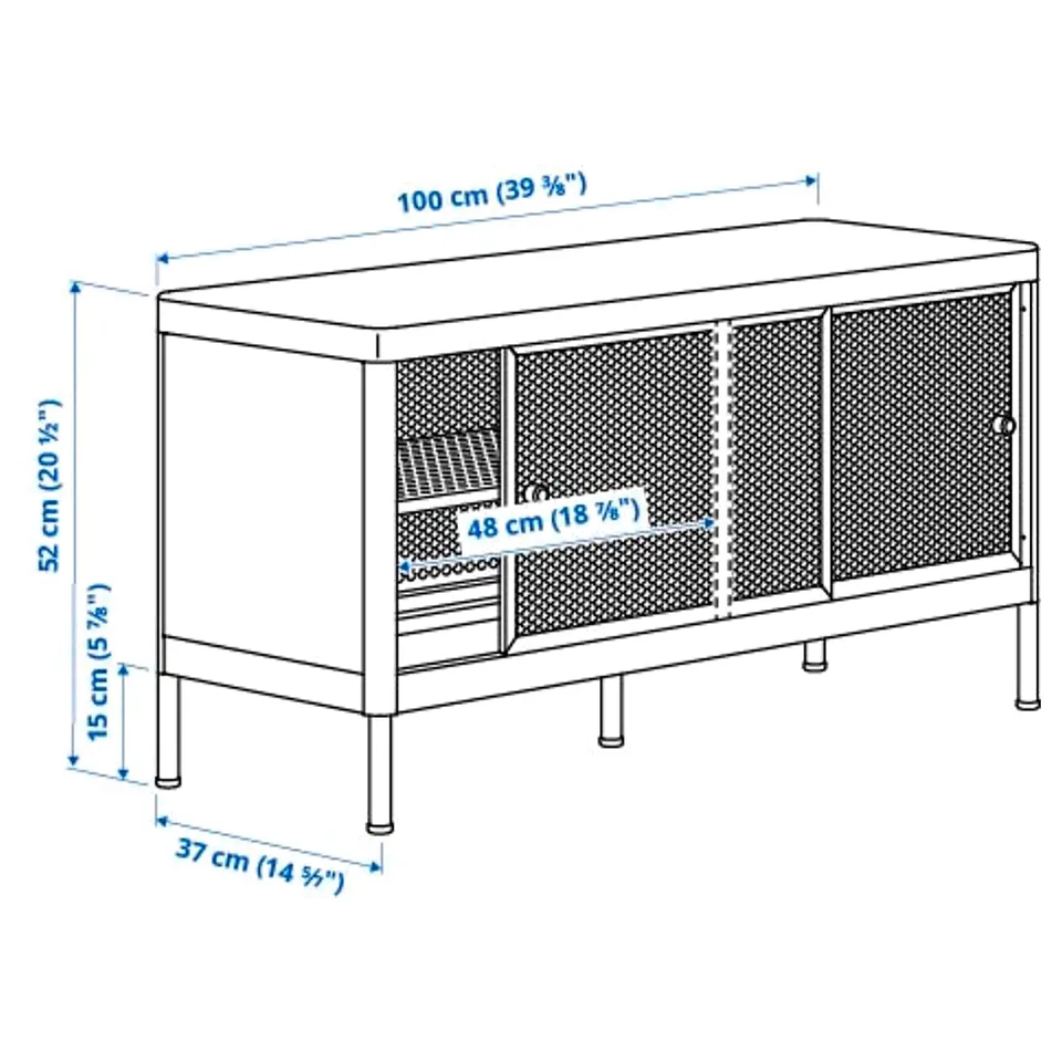 part: MACKAPÄR storage bench with sliding doors