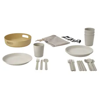 MARULK 21-pieces picnic set, mixed colours