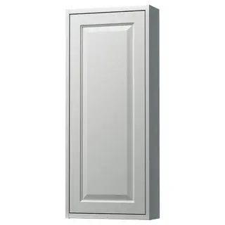 TÄNNFORSEN wall cabinet with door, light grey, 40x15x95 cm